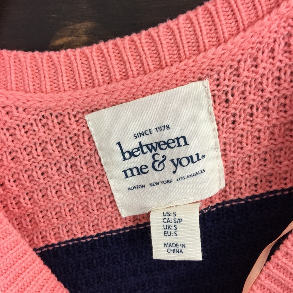 Between Me & You | Striped Knit Rib Sweater - Picture 5 of 5